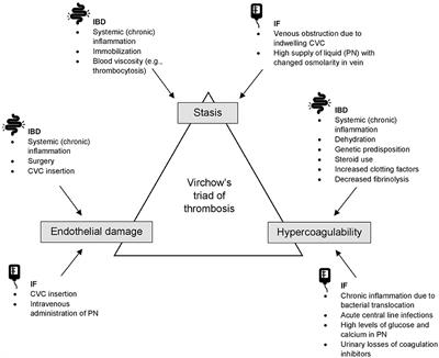 Venous Thromboembolic Complications in Pediatric Gastrointestinal Diseases: Inflammatory Bowel Disease and Intestinal Failure